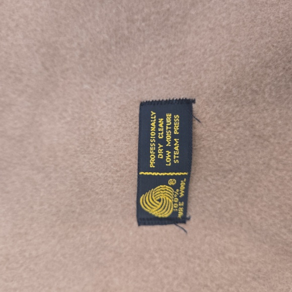 VTG Barneys New York Mens Preppy Double Breasted Wool USA Trench Coat Beige 48 - Picture 11 of 13